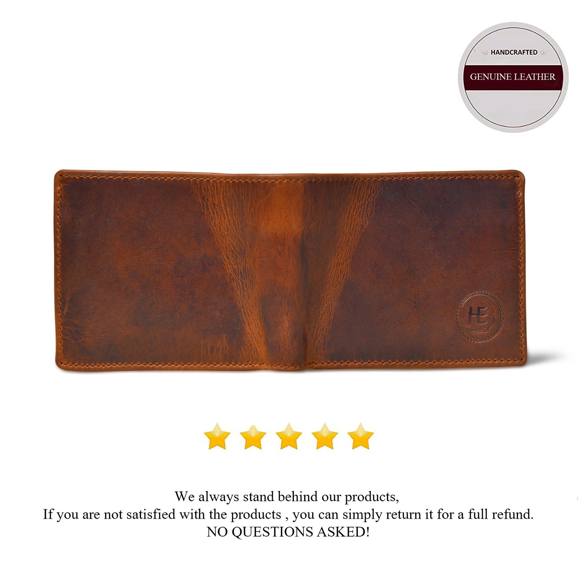Timeless Leather Wallet | Handcrafted RFID-Blocking Bifold
